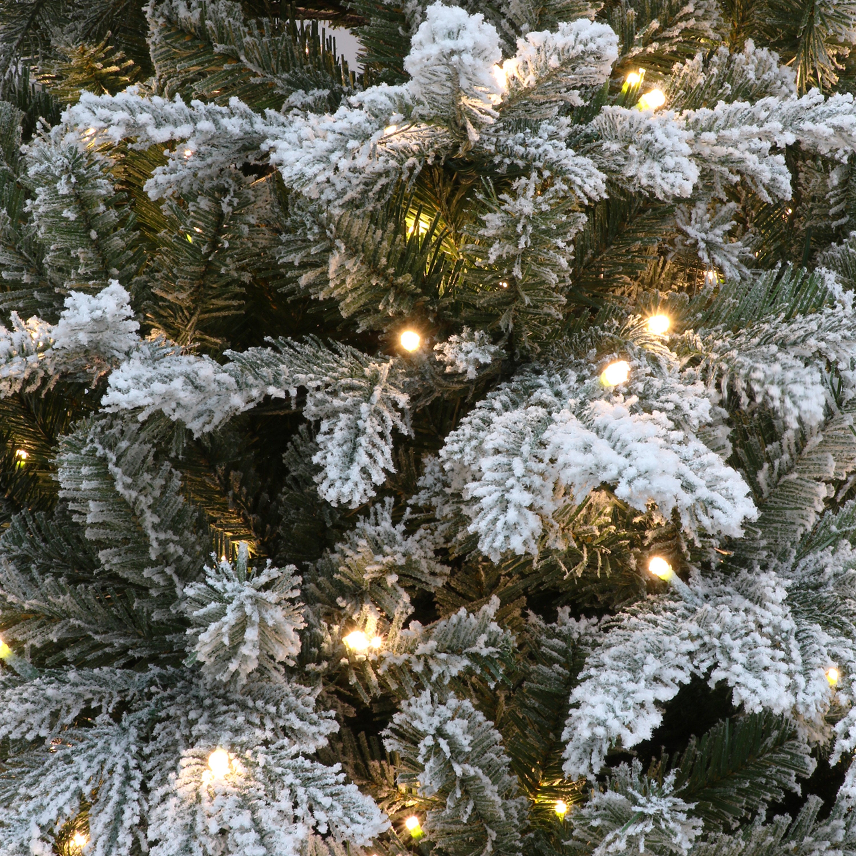 7.5ft Pre-Lit Alaskan Winter Fir Tree